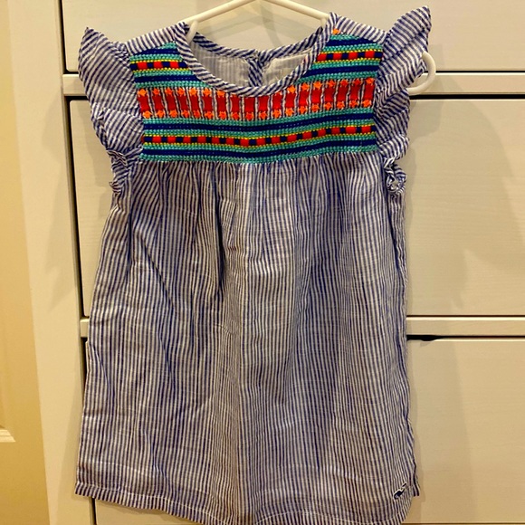 Vineyard Vines Other - Vineyard Vines Flutter Sleeve Summer Dress with embroidery